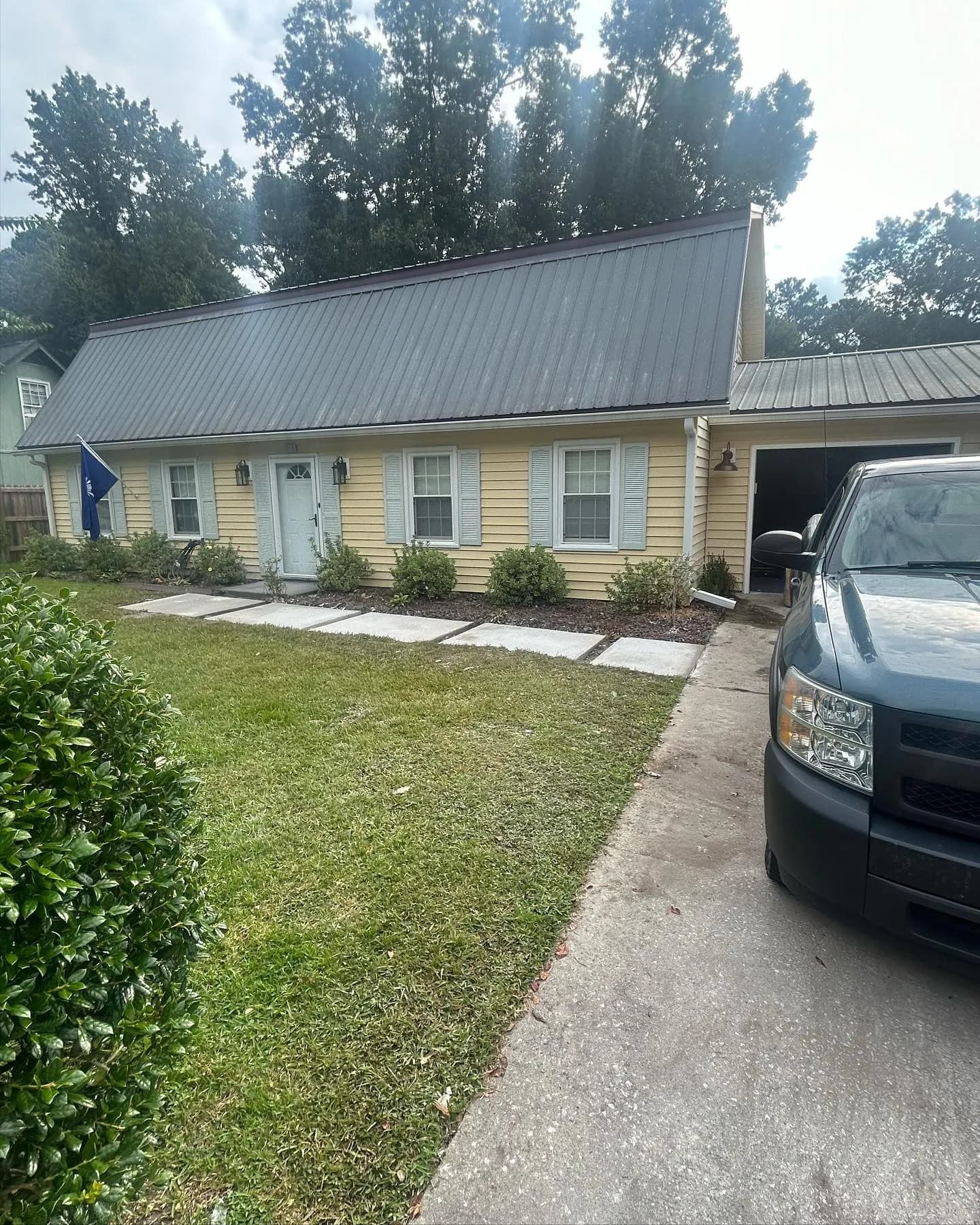 After concrete walkway renovation in West Ashley, Charleston, SC